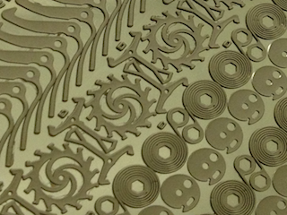 Close-up on typical watch-components, before lapping